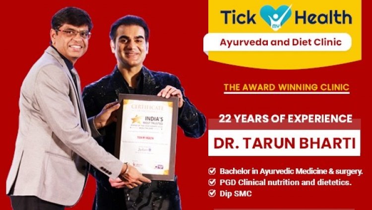 Tick My Health awarded as the Most innovative nutritionist clinic in Delhi NCR