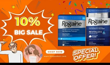Get 10% Off Rogaine Foam Minoxidil India with Shopuskart Sale!